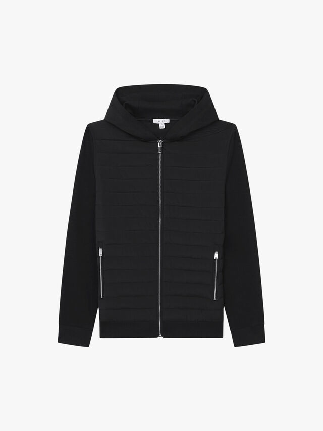 Taylor Hybrid Zip Quilted Hooded Jacket